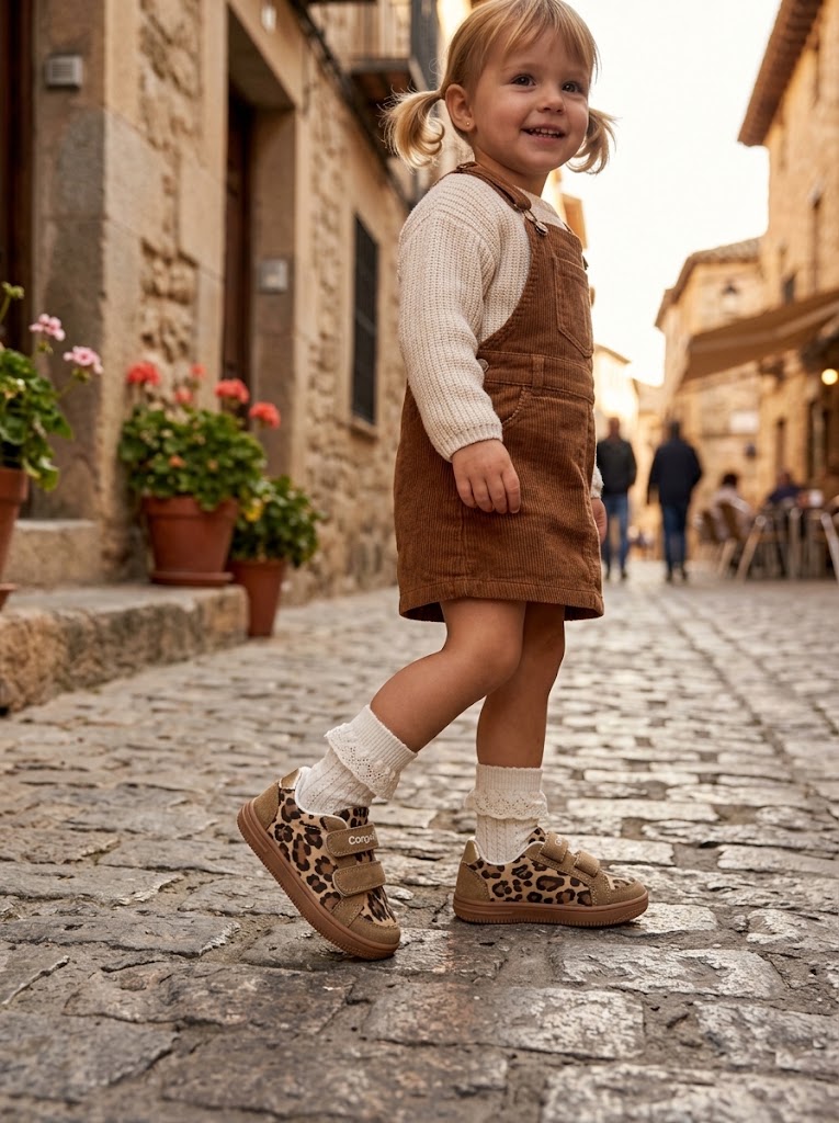 Deportivo Goflex dos velcros animal print