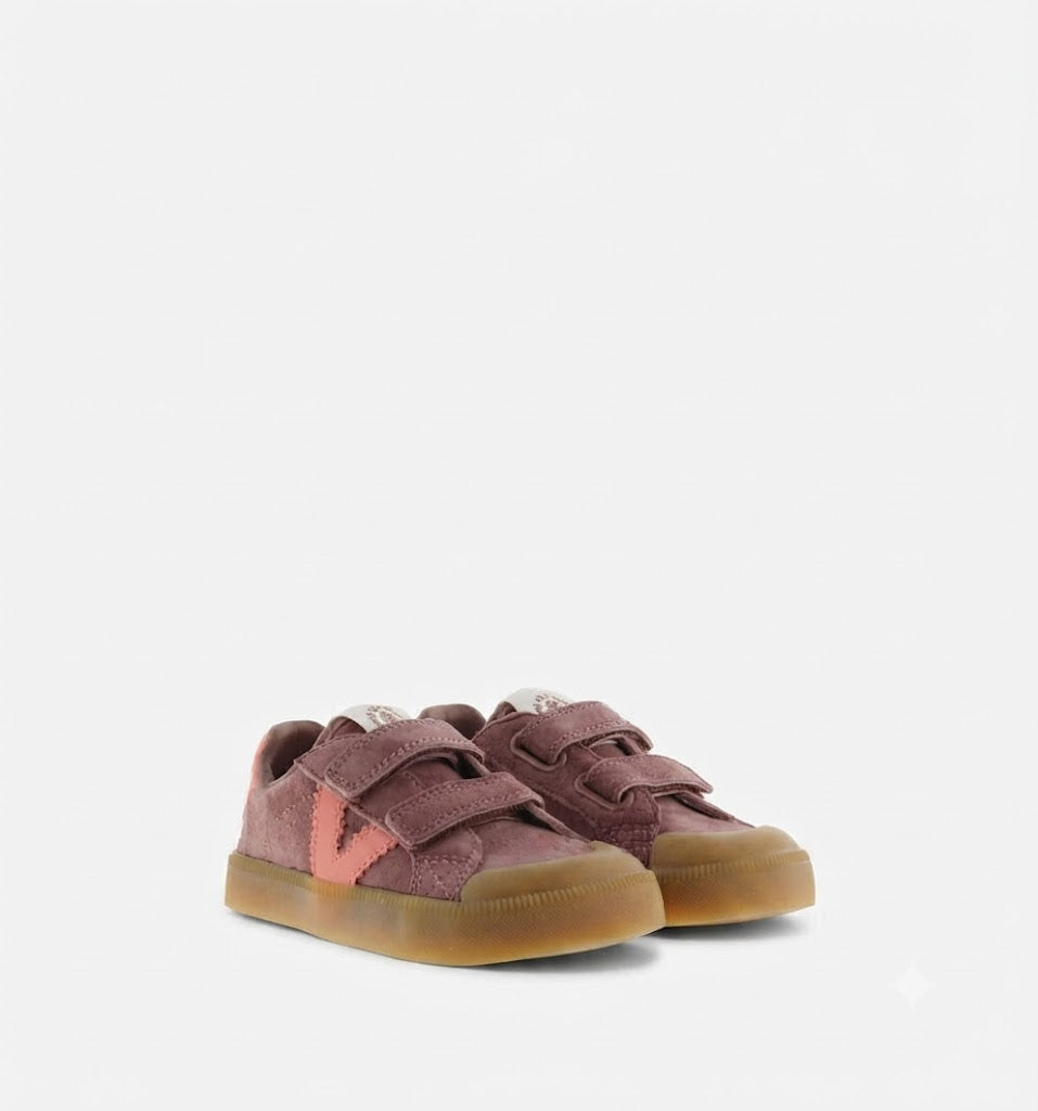 Zapatilla deportiva Barefoot para niñas con suela caramelo