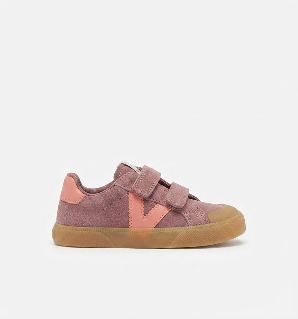 Zapatilla deportiva Barefoot para niñas con suela caramelo