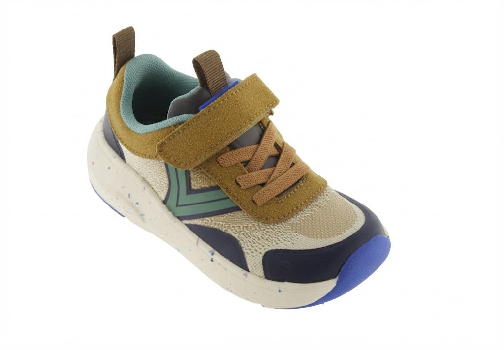 Zapatillas deportivas barefoot para niño con cordón elástico
