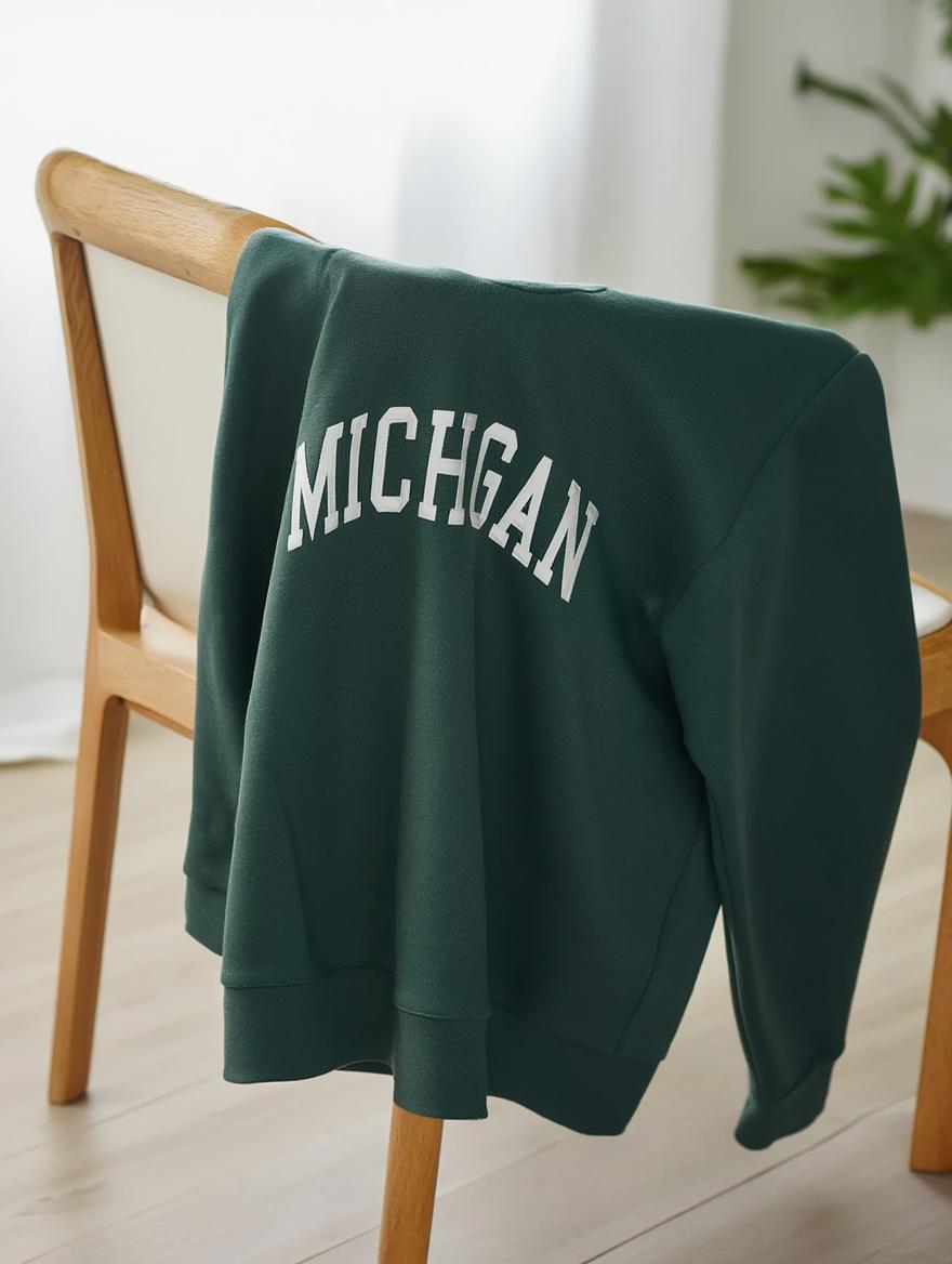Sudadera Michigan Verde