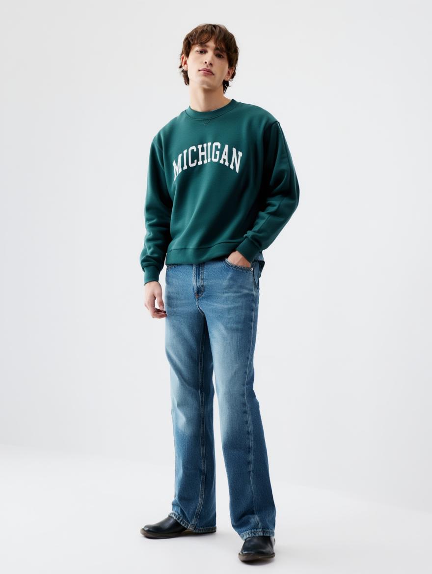 Sudadera Michigan Verde