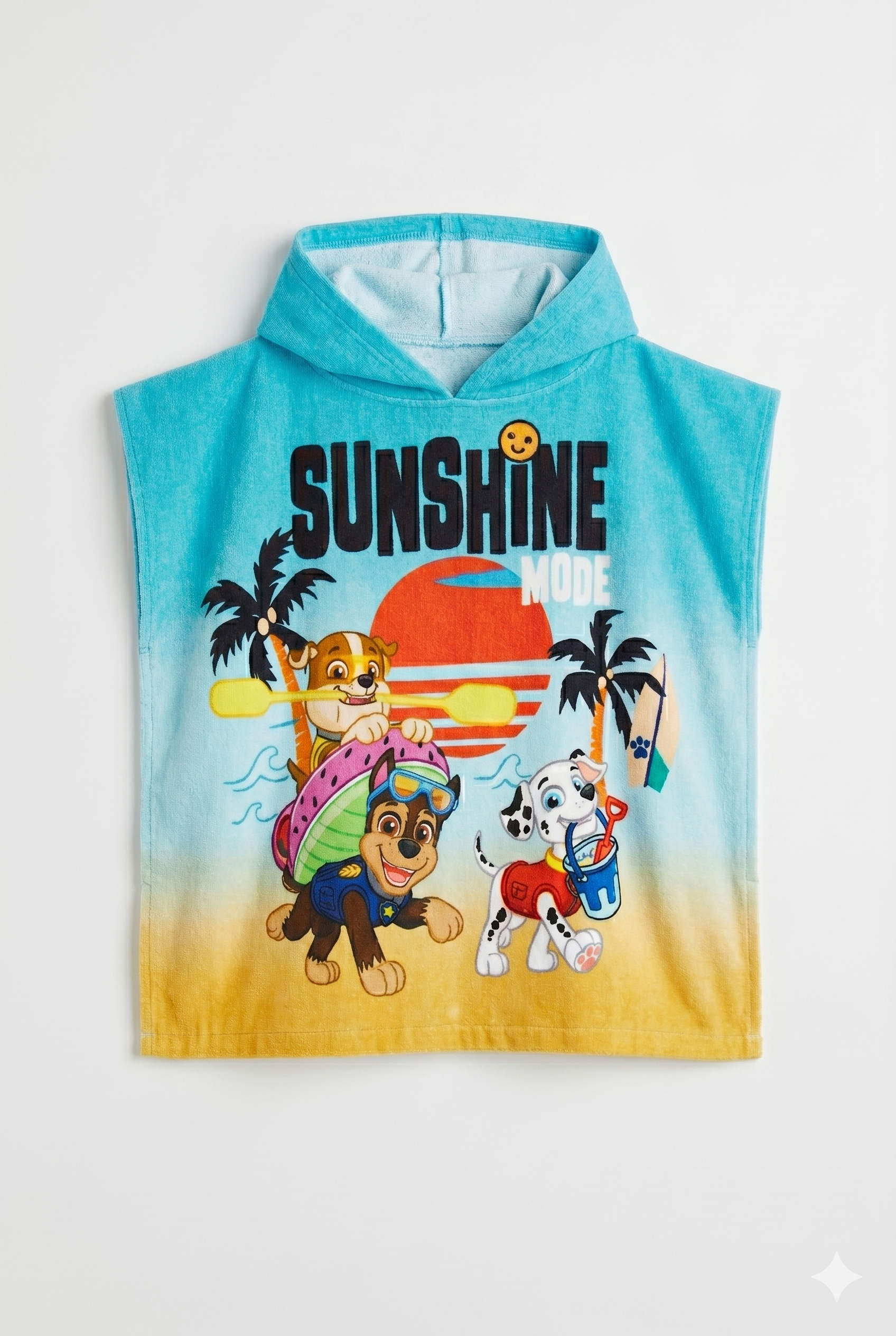 Poncho playa microfibra Paw Patrol unisex