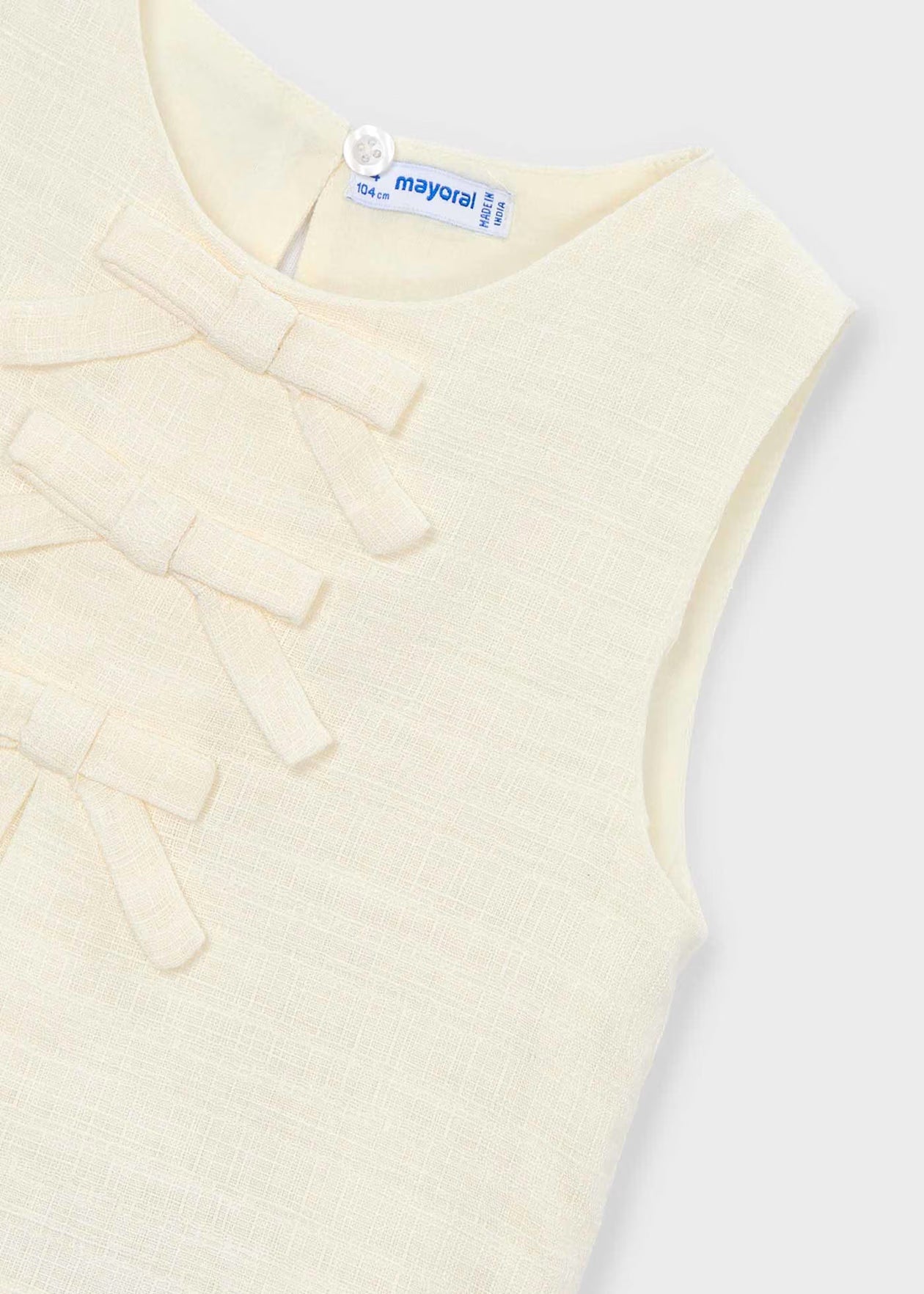 Top lino con lacitos