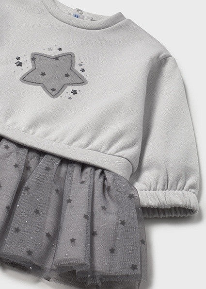 Vestido Combinado Tul