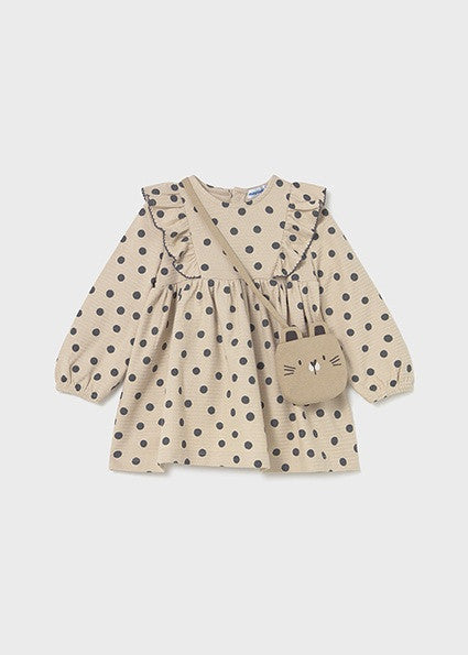 Vestido Estampado Con Bolso