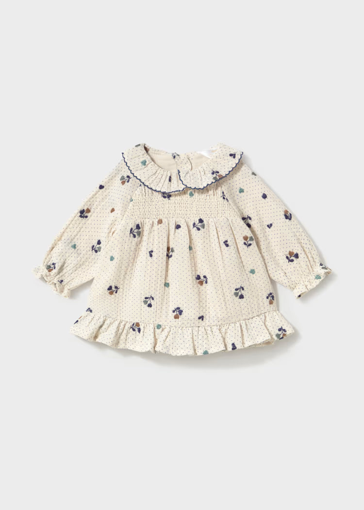 Vestido estampado bebé niña