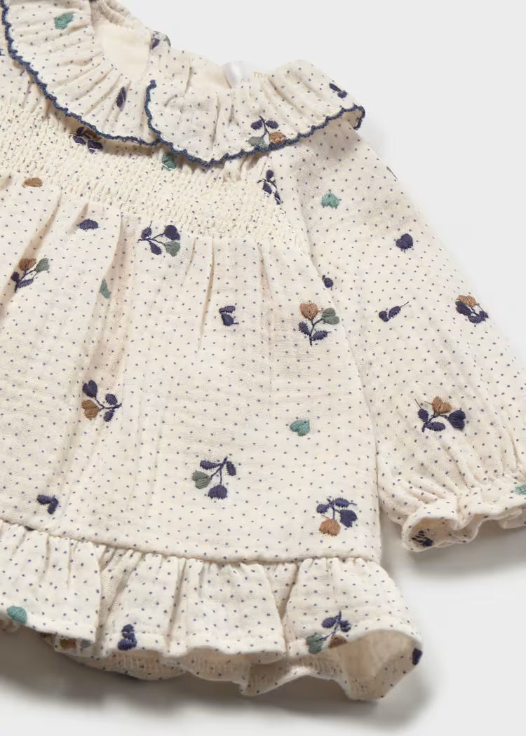 Vestido estampado bebé niña