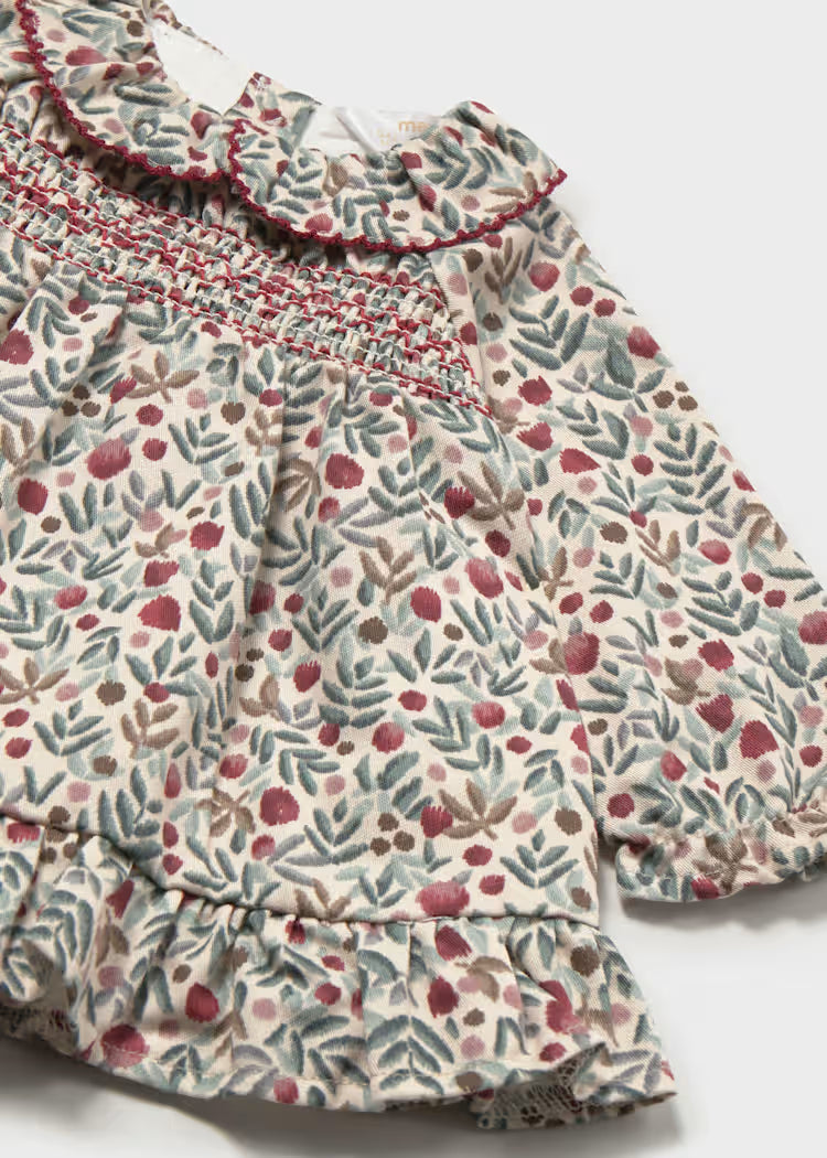 Vestido estampado bebé niña