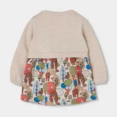 Vestido felpa de bebé niña