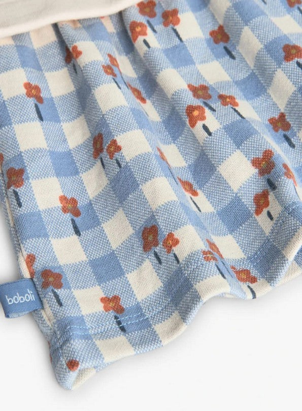 Vestido Felpa Combinado De Bebé