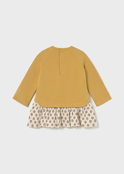 Vestido Felpa Combinado