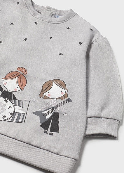 Vestido Felpa Grafica