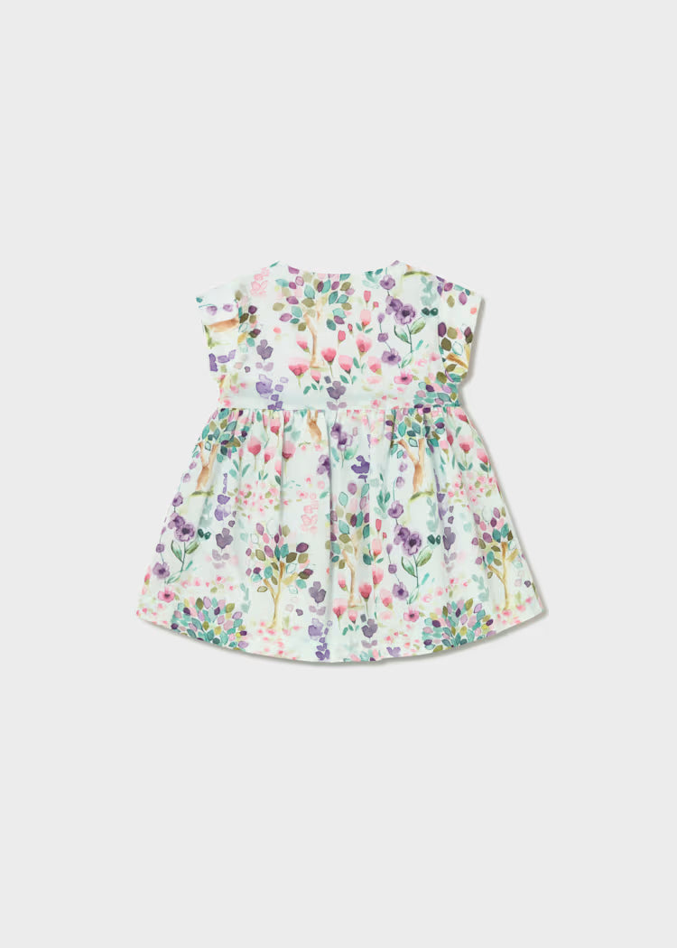 Vestido reversible estampado bebé