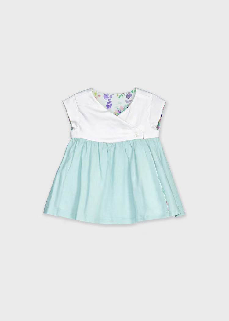 Vestido reversible estampado bebé