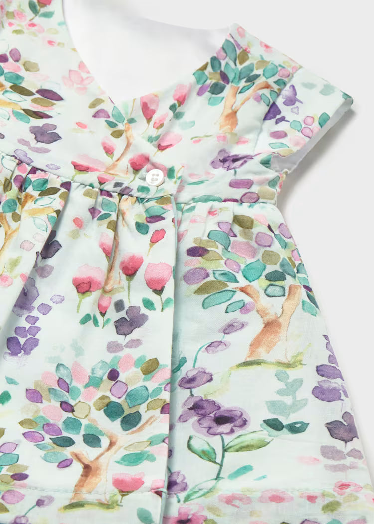 Vestido reversible estampado bebé
