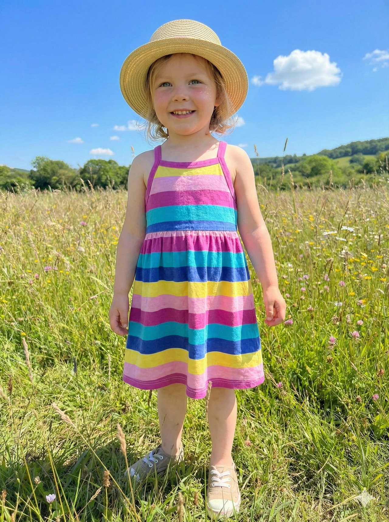 Vestido De Punto De Niña