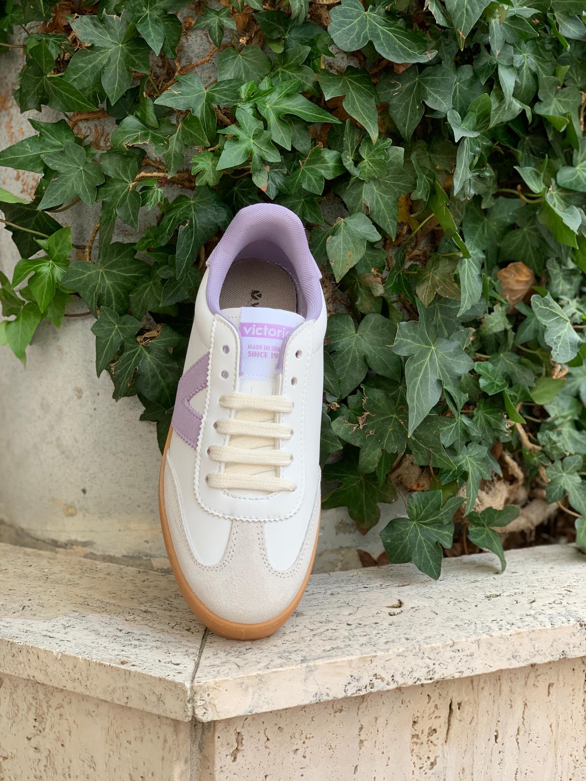 Zapatilla chica Victoria AZUL y VIOLETA