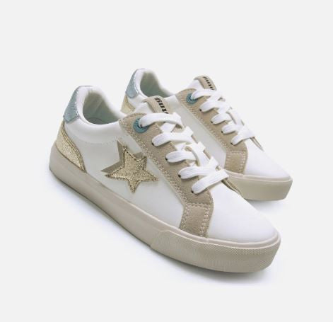 Zapatilla Moda Con Dorado Emi