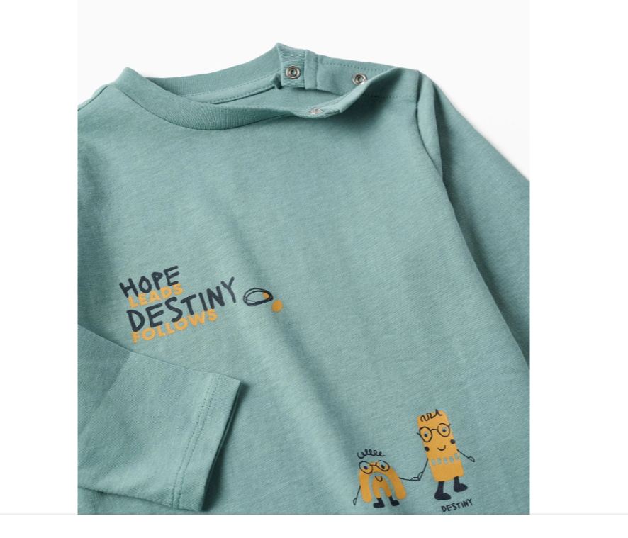 Camiseta de manga larga de punto bebé niño