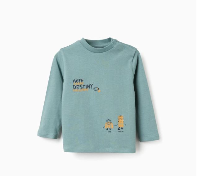 Camiseta de manga larga de punto bebé niño