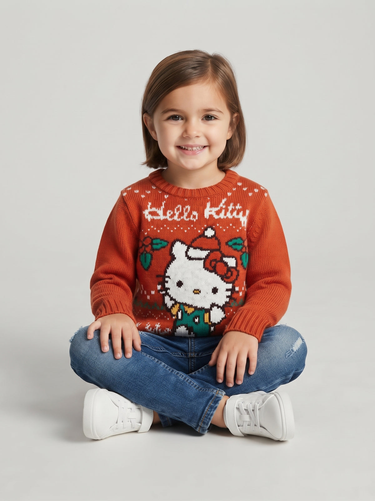 Jersey punto Hello Kitty niña