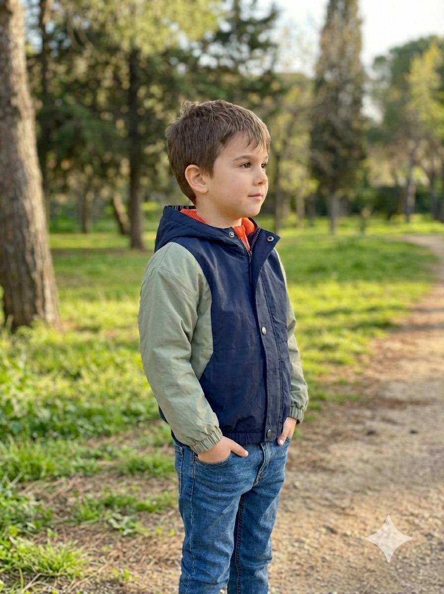 Parka Ligera Bicolor