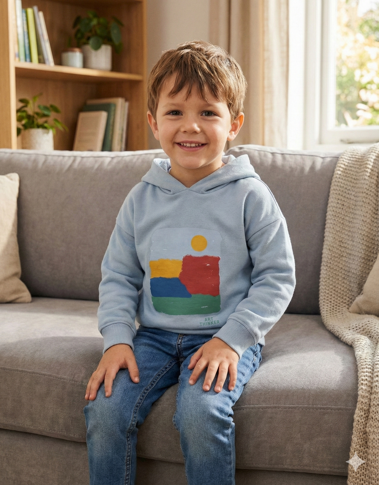 Sudadera  Rizo Afelpado Con Capucha