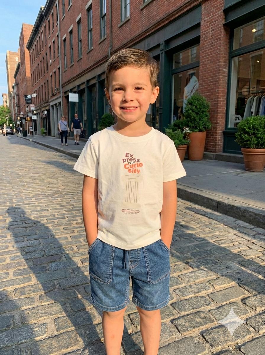 Camiseta Manga Corta Casual