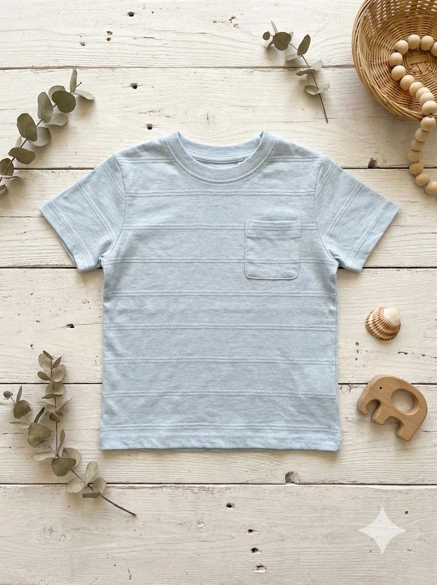 Camiseta Manga Corta con Bolsillo.