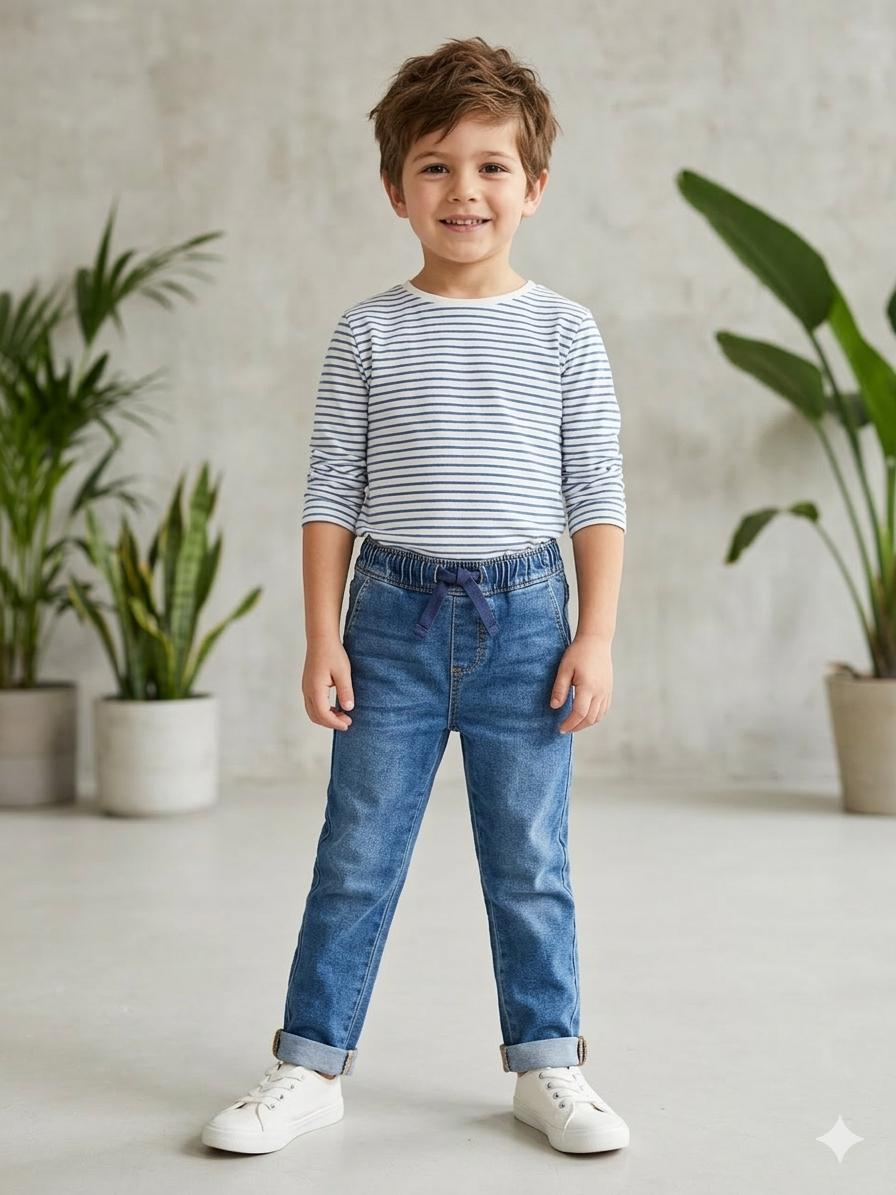 Pantalón Vaquero Cinturilla elástica