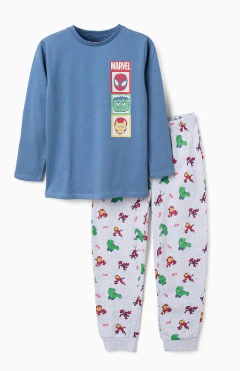 Pijama Marvel de manga larga, niño.