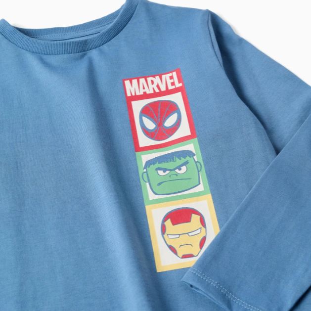 Pijama Marvel de manga larga, niño.