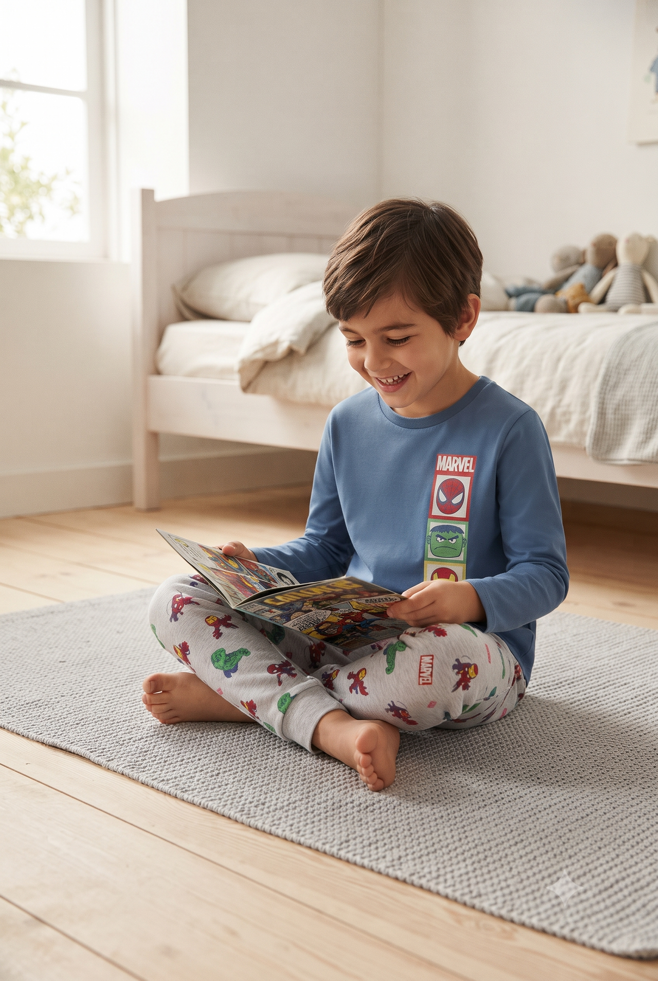 Pijama Marvel de manga larga, niño.