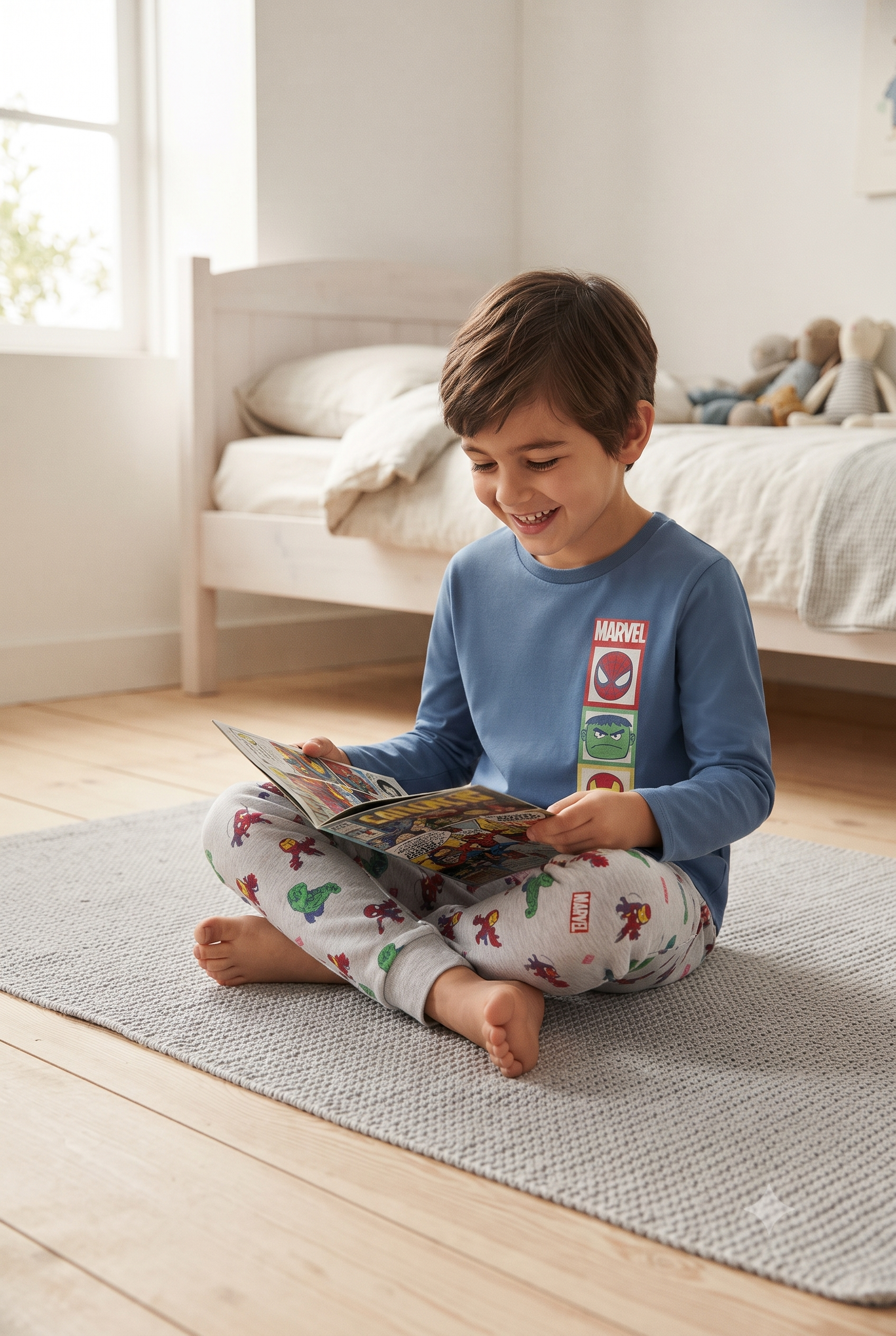 Pijama Marvel de manga larga, niño.