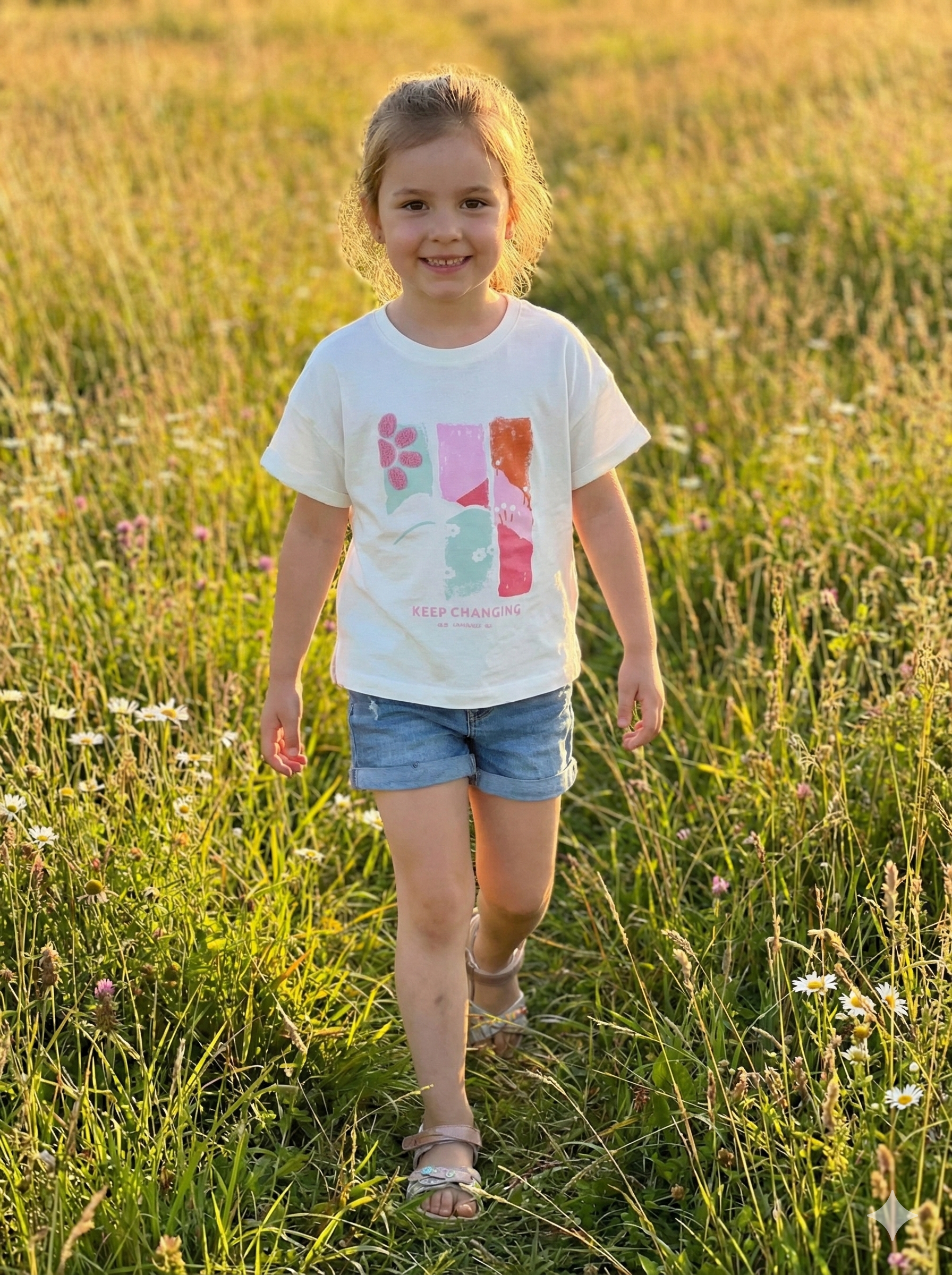 Camiseta de Manga Corta Niña