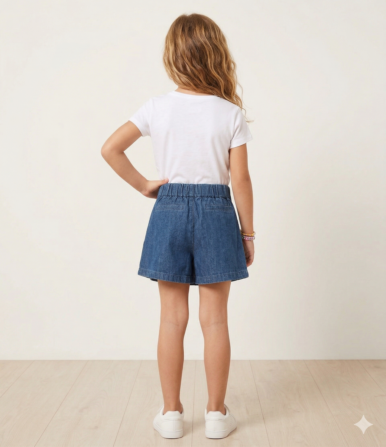 Falda Pantalón Plisada vaquera.