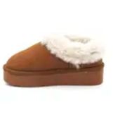 Zueco Doble Suela Australiano Marrón